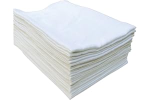 Sasma Home - Panni grandi in mussola per neonati, 70 x 70 cm, 100% cotone naturale morbido, panno in mussola, morbida coperta in mussola (10 pezzi)