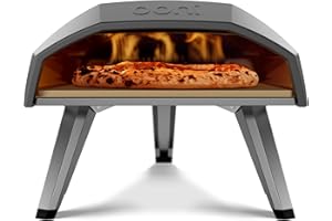 Ooni Koda 12 – Four à Pizza Gaz Portable pour Extérieur, Haute Performance, Léger et Polyvalent, Cuit des Pizzas sur Pierre en 60 Secondes – Propane EU (37 mBar)