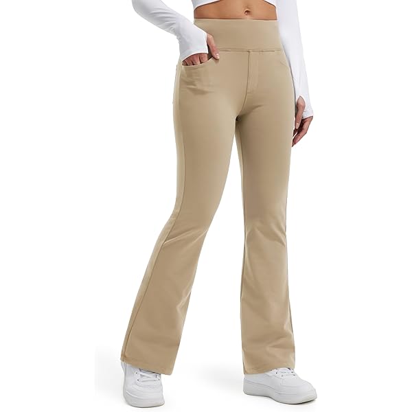 LaiEr Dames Hoge Elasticiteit Yoga Jeans,Skinny en Heupverhogende Rits voor Fitness,Zachte en Comfortabele Micro Bootcut Broeken Geschikt voor Sporten en Fitness Yoga-oefeningen.(DonkeBlauw,L