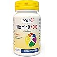 LongLife® Vitamin D 4000 | Alto dosaggio vitamina D3 naturale | 4 mesi di trattamento | Difese immunitarie, salute di ossa e 