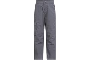 Mountain Warehouse Trek Youth Trousers – Quick Drying Children's Pants, 4 Pockets, Shrink & Fade Resistant Kids Trousers – Ideal for Travelling Cold Weather