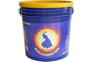 NICOLA VERNICI Thermal Paint Pittura Termica ad Acqua 14lt - Termoisolante, Fonoassorbente, Anticondensa, Antiallergica e Antimuffa, Made in Italy - Bianco