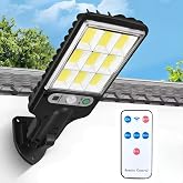 Jouis Solar G&uuml;neş Enerjili Sokak Lambası 120 LED - IP65 Su Ge&ccedil;irmez Uzaktan Kumandalı ve Hareket Sens&ouml;rl&uuml; COB LED Dış Mekan D