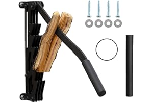 PEESHON Spaccalegna manuale da parete, spaccalegna con manico di prolunga, taglialegna a risparmio di manodopera, spaccalegna manuale per barbecue da campeggio e picnic