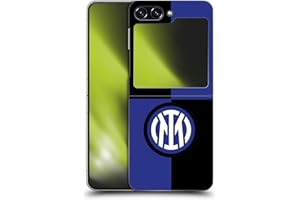 Head Case Designs Licenza Ufficiale Inter Milan Bandiera Distintivo Custodia Cover Dura per Parte Posteriore Compatibile con Samsung Galaxy Z Flip5
