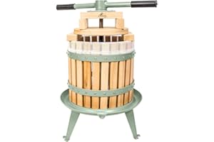 Lacewing 12L Easy Press Apple Press for Pear Fruit Cider Berry Juice Wine Double Handled Press with Accessories