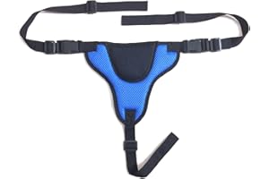 ZARPMA Cintura di Sicurezza per Bambini con Cuscinetto di Protezione Imbracatura di Sicurezza a 3 Punti per Seggiolone ANTILOP (Blu)
