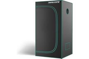 MARS HYDRO Tente de culture 60 x 60 x 120 cm, tente de culture en mylar réfléchissante, hydroponique, plateau de sol amovible, pour plantes