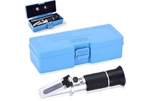 PZJFH Rifrattometro antigelo, rifrattometro per glicole etilenico, glicole propilenico, tester portatile antigelo per liquori, bevande distillate ed etanolo