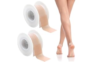 CXXTKCXXLC Cerotto per bolle in silicone, 200 cm, cerotto protettivo per talloni e bolle, nastro anti-attrito per punti di pressione, ideale per scarpe e stivali, colore della pelle