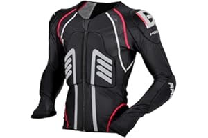 XEPAJS Veste Armure Moto Blouson Motard Gilet Protection Équipement de Moto Cross Scooter VTT Enduro Homme ou Femme, épine Dorsale Protecteur