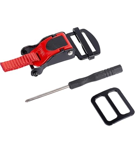 Motorcycle Helmet Quick Release Buckle Kit, Stainless Steel Motorcycle Helmet Accessories Chin Strap Buckle For D Ring Helmets Easy To Disconnect Even With Gloves