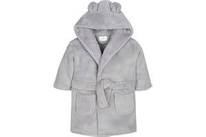 Gift Hub Baby Dressing Gown – Soft & Cozy Hooded Towel Dressing Gown for Babies & Toddlers – Polyester Baby Bathrobe – Newborn Essentials for Bath Time & Everyday Comfort