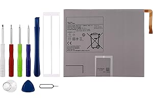 Vvsialeek EB-BT875ABY Batterie de rechange compatible avec Galaxy Tab S7 11" SM-T875 SM-T875NZSEXSA avec kit d'outils