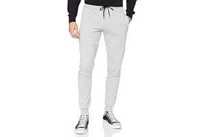 Fm London Mężczyźni Hyfresh Slim Fit Spodnie, Szary, L