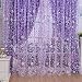 1M*2M Floral Pattern Offset Blinds Window Screen Ready Made Curtains Homeware & Furniture (Purple)