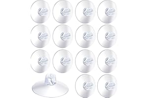 TK GRUPPE TIMO KLINGLER 20x ventose per luci fiabesche Ganci a ventosa - Supporto a ventosa con fessura per luci fiabesche finestra e vetro finestra - Ganci per contenere numerose luci fiabesche