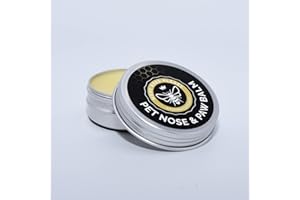 More Bees Please - Pet Nose & Paw Balm (30g), All-Natural Pure Beeswax, Nourish & Sooth, Hydrate & Protect Your Pets With This Anti-Inflammatory Balm for Cracks, Dryness & Irritation