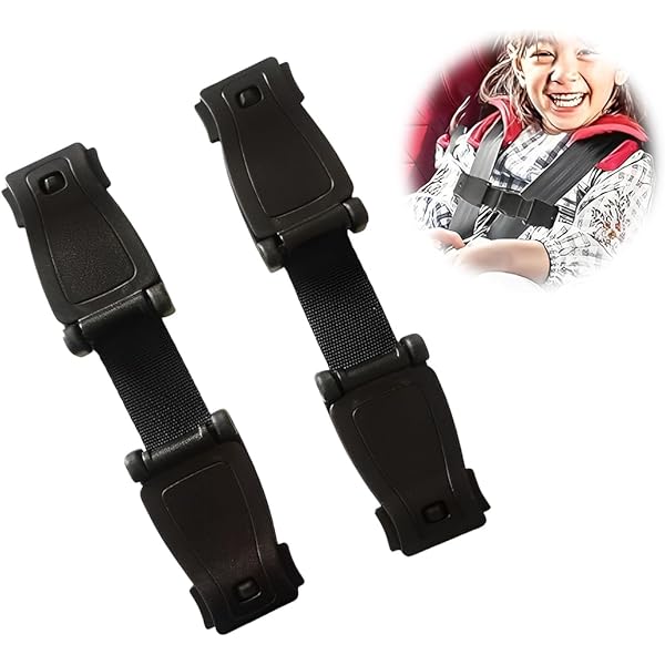 2er-Set Gurtclips Für Kindersitze - Verhindert Rutschen, Universell Einsetzbar