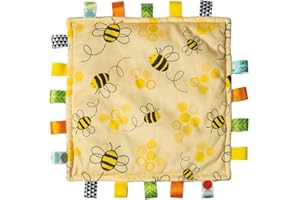 MARY MEYER Taggies Original Blanket, 30 x 30-Centimetres, Bumble Bees