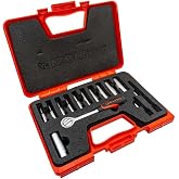 izeltas 1107006014 14'L&uuml; 1/4" Derin Lokma Takımı, Krom, 14 Par&ccedil;a Set