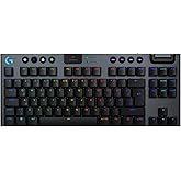 Logitech G G915 X LIGHTSPEED TKL Clicky Kablosuz D&uuml;ş&uuml;k Profilli RGB Aydınlatmalı PC/Mac i&ccedil;in Mekanik İngilizce Q Oyun Klavyes