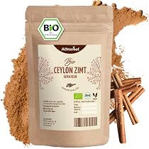 Bio Ceylon Zimt gemahlen (250g) mit wenig Cumarin in premium ...