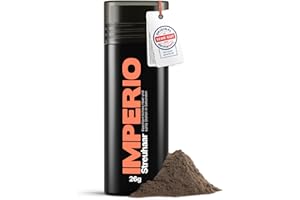 ‎IMPERIO IMPERIO Streuhaar zur Haarverdichtung & vollem Haar in Sekunden. Schütthaar für einen authentischen Look. 100% Natur! In Premium Friseurqualität - 26g (Mittelbraun)