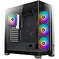 GamerTek Stellar MID Tower ATX Gaming Case – Black, ARGB Fans, High-Performance Build