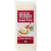 Hilarious Professional White Fondant for Pastries, 1 kg, Halal and Parve, Cover Cakes and Modelling Figures, Soft and Elastic