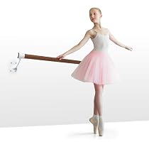 Barre De Danse Mobile KLAR FIT Bar Lerina - Réglable 70-113cm - Diamètre 38mm - Acier Et Caoutchouc