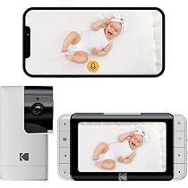 The KODAK CHERISH C525P smart video baby monitor offers sharp ...