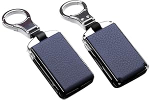 ontto 1 sztuka skórzane etui na kluczyki samochodowe ze stopu cynku, pokrowiec na kluczyki do Volvo xc60 xc90 s90 v90, inteligentny brelok do kluczy, pilot zdalnego sterowania, uchwyt na klucze,