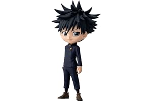 Banpresto Jujutsu Kaisen QPosket Mini Megumi Fushiguro Figurine, 7 cm Hauteur, Multicolore