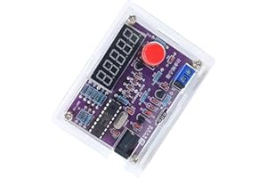 HpLive 1Hz-50MHz Frequenzzähler Modul， Teste DIY Frequenz Zähler Messgerät Oszillator Tester w/Acryl Shell