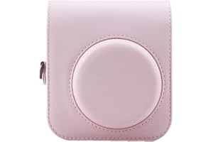 Frankmate Case for Fujifilm Instax Mini 12 Instant Camera - Premium Faux Leather Protective Travel Camera Case Cover with Removable Adjustable Straps
