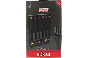 ABEBA Tavola Swiss 5049031 Distributeur de Boîte pour 60 Capsules Nespresso Plastique Multicolore 25x15x7 cm