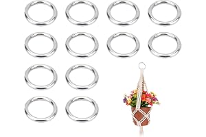 12 st rostfria stål O-ringar - 304 metallringar 30 mm ytterdiameter 3 mm tjocklek Svetsade O-ringar, svetsade metallringar för hundsele fästning skruv krokar campingbä väskor