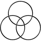 JACAR Kit of 3 O-rings for Reverse Osmosis Cups 5 Stages | Compatible with almost all models with a thickness of 4 mm, rubber