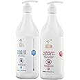 GLOBAL AMAZON SECRETS Combo of 2 Brazilian Keratin Shampoo and Keratin Conditioner | Professional Smoother-Shinier Damage free Hair | Deep nourishment | Sulfate Free Moisturizing 1000 Ml each
