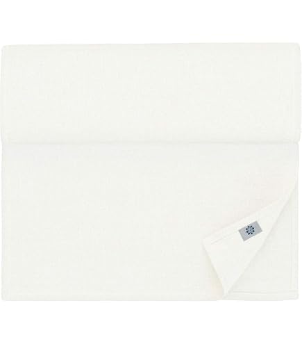 Zenoni&Colombi Coppia Coprivasso Ricamati A Mano Gigliuccio – 25x40cm, 100% Puro Cotone, Made In Italy