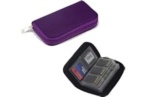 Egurs Speicherkarten Tasche mit 22 Schlitzen Speicherstick Organizer Aufbewahrungs Tasche für Micro SD SDHC