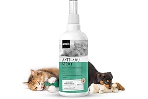 animigo Anti Kau Spray Hunde & Katze - 250ml ohne Alkohol - Sofaschutz - Anti Kratz Spray Katzen für Möbel, Türen, Tapete, Teppiche, Kabel, Schuhe & Kleidung - Fernhaltespray Hund & Katzenabwehrspray
