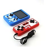 Bilger Sup 400 Oyunlu 3" Mini Atari Retro Game Nostalji Oyunlar, Mavi, bilger493