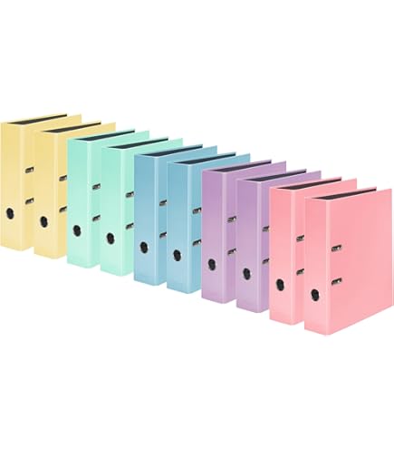 Etichette Autoadesive Per Raccoglitori - Set Di 9 Dorsi Con Foro Di Presa | Design Floreale Rosa | Codiarts. - Foto 12