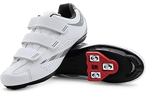 Tommaso Pista All Purpose Ready to Ride Indoor Cycling Shoes Women Bundle - Comfortable, Breathable Spin Shoes Women Indoor Cycling Cleats - Look Delta & SPD Compatible