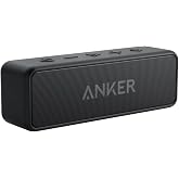 Anker SoundCore 2 Powerful Bluetooth Speaker, 24 Hour Battery | Stereo Sound, 24 Hours Wireless Stereo Playback and Pairing