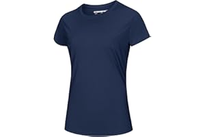 MAGCOMSEN Ropa Deportiva Mujer Camiseta Deporte Protección Solar UPF 50+ UV Camiseta Ligera de Verano Yoga Pilates Running Manga Corta Tops