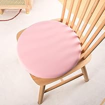 Tielag Sitzkissen Aus Memory-Schaum - Rund & Rutschfest Für Stuhl & Bank