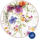 Villeroy & Boch Mariefleur Basic – Tazza Colazione Con Piatto, 2 Pezzi In Porcellana Premium Floreale